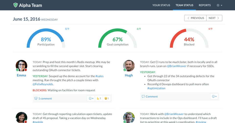 StatusHero screenshot