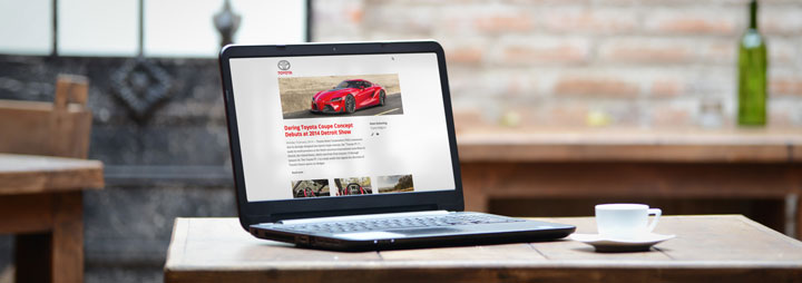 Prezly Toyota newsroom