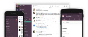 Slack screenshot for office productivity post